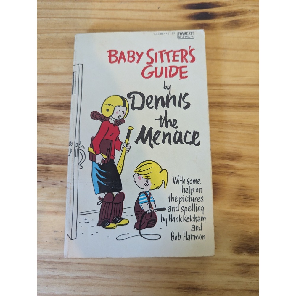 Dennis the Menace Baby Sitters Guide 1961 Paperback Book by Harmon & Ketcham